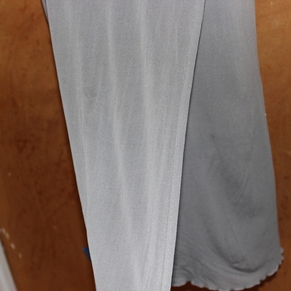 EILEEN Fisher Gray Knee Length Silk Dress - Picture 5 of 5